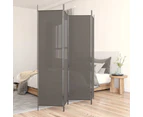 4 Panel Room Divider Folding Privacy Screen Separator Stand Home Partition Grey