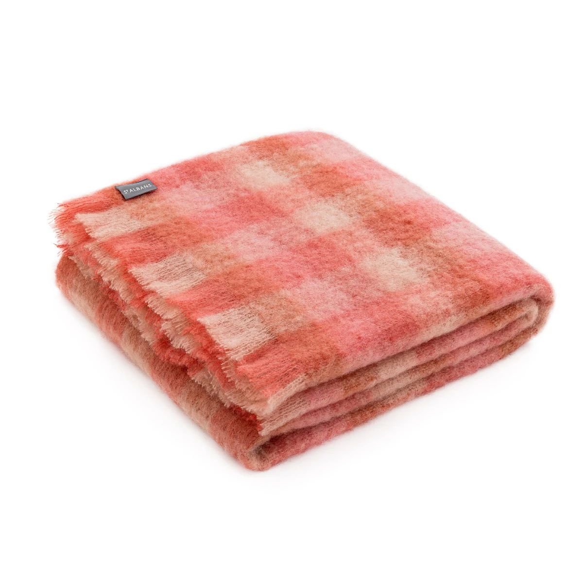 St Albans Mohair Throw Rug Blanket JAZZ