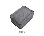 Shoe Bag Travel Environmental Waterproof Pouch Portable Storage-Grey