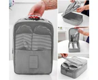 Shoe Bag Travel Environmental Waterproof Pouch Portable Storage-Grey