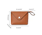 Fashion Short Wallet Small Wallets Mini Purse Card Holder Money Bag Coin Purse Change Pocket for Women Men-Color-Red