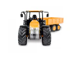 DOUBLE E E360-003 1:16 6CH 2.4GHz Remote Control JCB Fastrac 4220 Farm Tractor With Dump Trailer Light & Sound Toy Truck