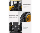 DOUBLE E E360-003 1:16 6CH 2.4GHz Remote Control JCB Fastrac 4220 Farm Tractor With Dump Trailer Light & Sound Toy Truck