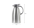 SOGA 2.3L Stainless Steel Kettle Insulated Vacuum Flask Water Coffee Jug Thermal