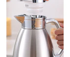 SOGA 2.3L Stainless Steel Kettle Insulated Vacuum Flask Water Coffee Jug Thermal