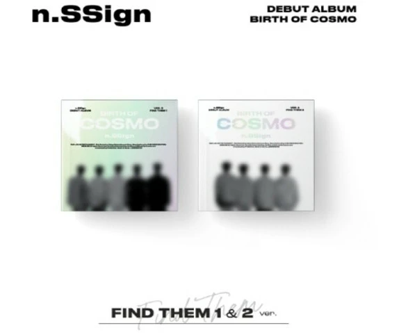 N.Ssign - Birth Of Cosmo - Find Them Version - Random Cover - incl. 80pg Photobook, Poster, 2 Unit Photocard + Find Postcard  USA import