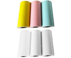 6 Pcs kid's Instant Camera Refill Thermal Paper