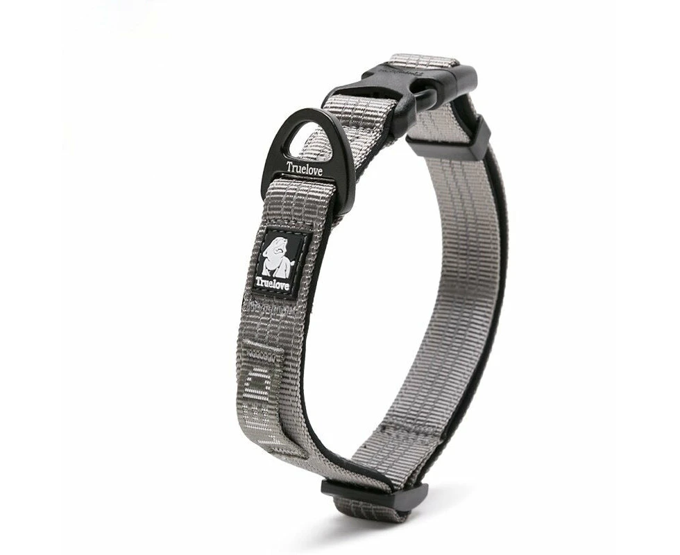 3M Reflective Dog Collar - Gray