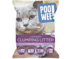 POOWEE! Clumping Lavender Litter 7.5KG, Grey, (Pack of 1)