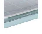 Portable Sealed Tablet Box 7Grid Largecapacity Storage Medicine Container Green For Travel