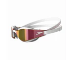 Speedo Fastskin Hyper Elite Mirror Goggles - White / Oxid Grey / Rose Gold