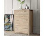 5 Chest Of Drawers Tallboy Dresser Table Bedroom Storage Cabinet