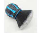 Storage Rack Covers Large Area Inside or Outside Curveball Synthetic Brush Ultra Soft Bristles -Blue