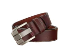 Genuine Leather For Men Pin Buckle Belts Cowskin Casual Belts Business Belt (Brown)