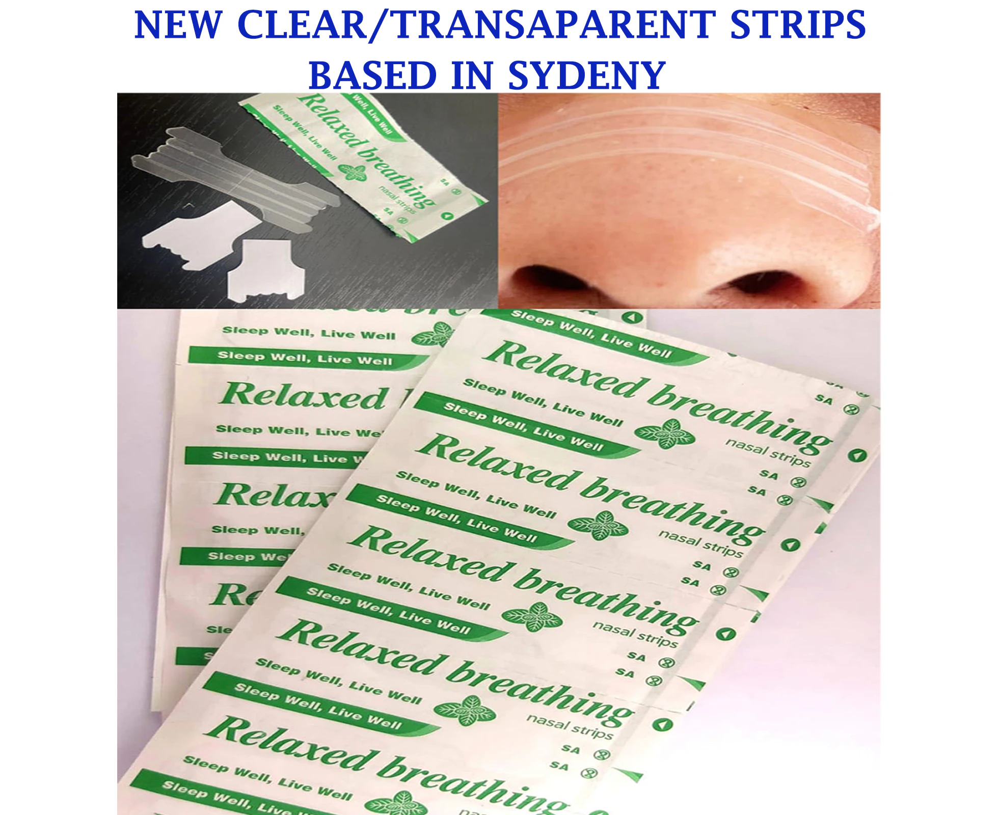 200 Clear Transparent Not Strong Nasal Strips Stop Snoring Help Air Flow Breathe Better Easy Right Anti Snore Nose Strip