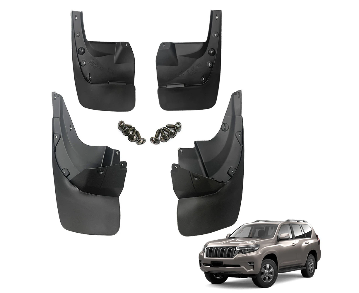 4pcs TPE Mud Flaps Splash Guards Mudguard Fender for Toyota Prado LC150 FJ150 2010+