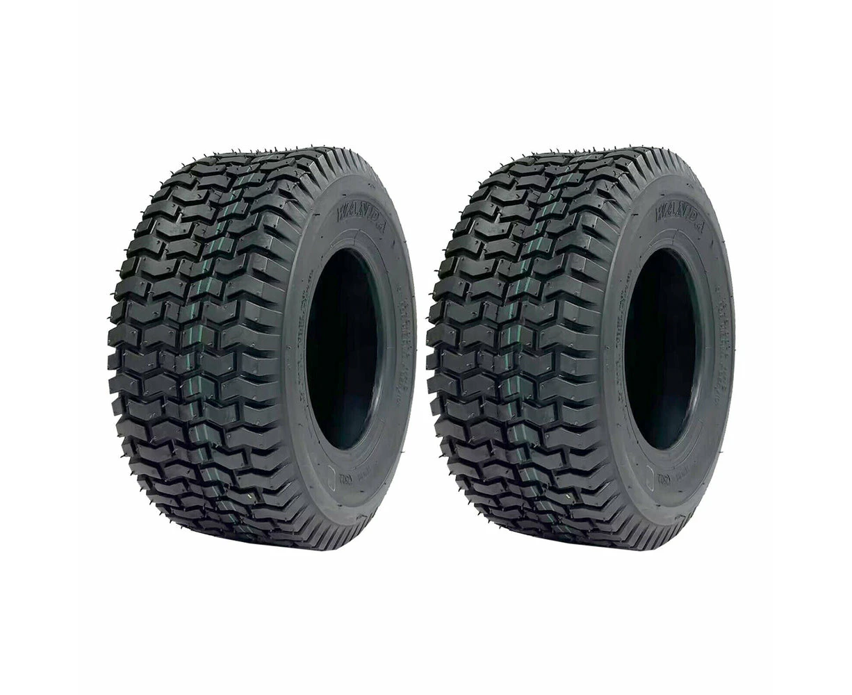 2 pcs Ride On Mower Tyre 4 ply Turf Saver 13x5-6 6 Inch Tubless Tire