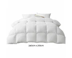 Bedding Duck Down Feather Quilt 700GSM - Queen/King/Super King