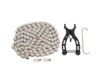 Road Bike Chain Lightweight 8 Speed Bike Hollow Chain Kit With Chain Clip Links For Road Bike