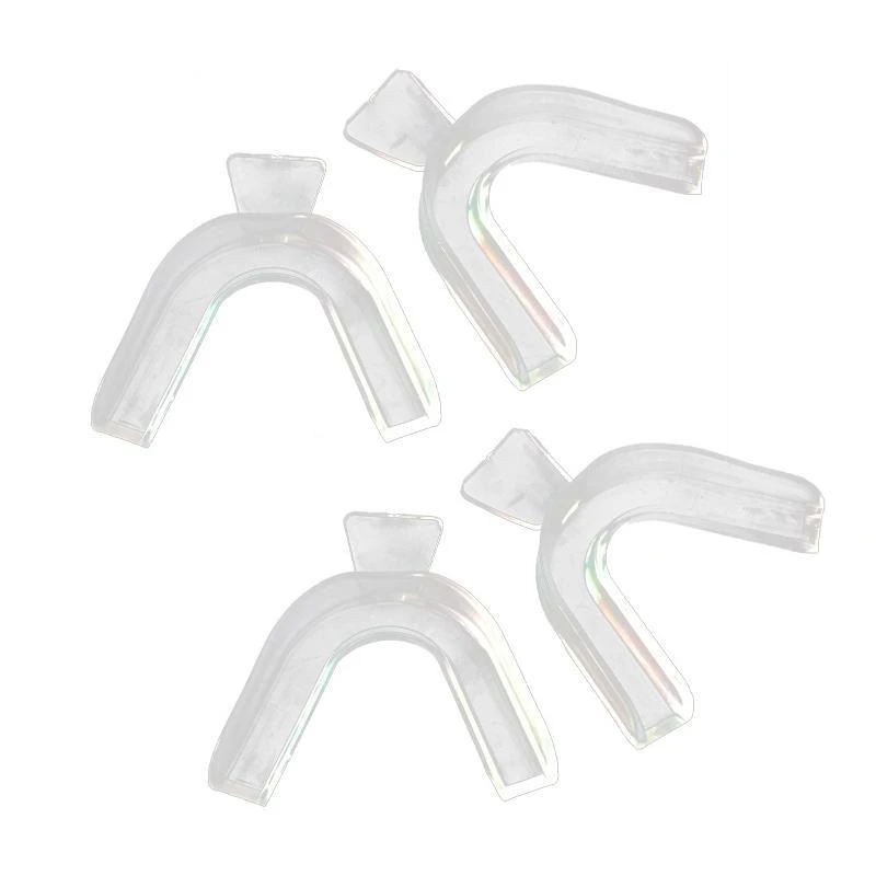 4x Teeth Whitening Mouth Trays Custom Self Mould Thermo Plastic Clear Guards