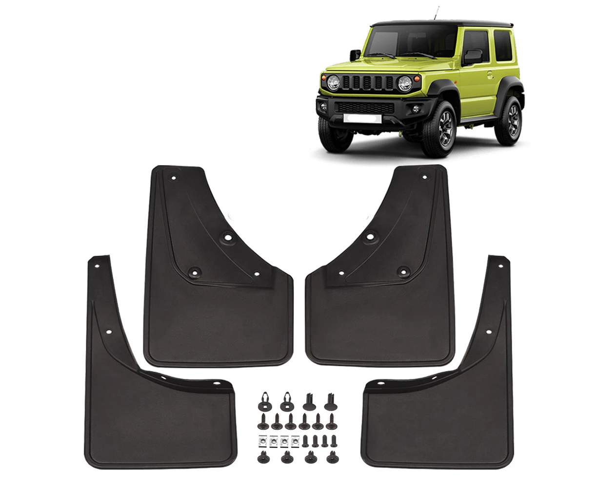 4pcs TPE Mud Flaps Splash Guards Mudguard Fender for Suzuki Jimny 2018-2023