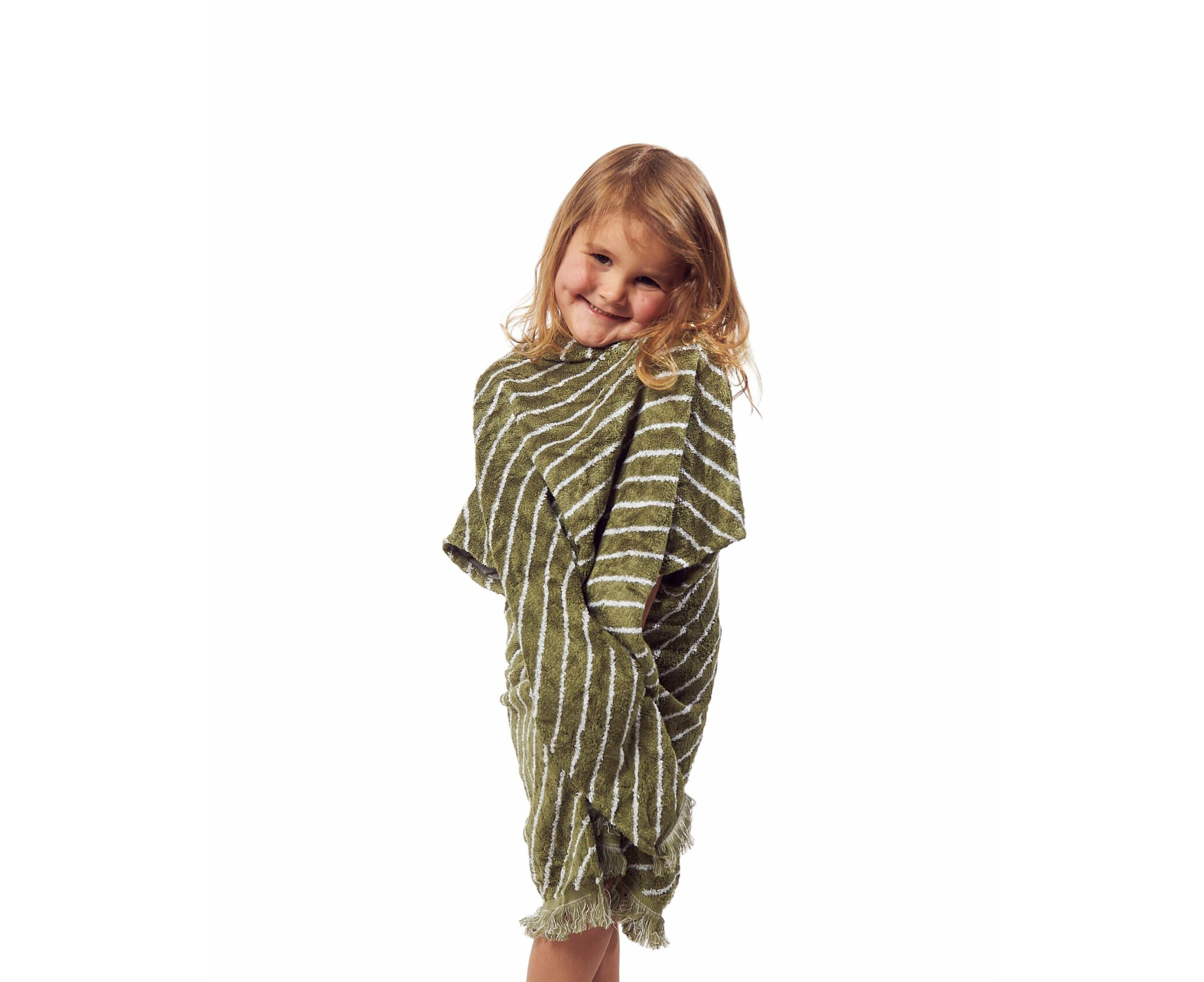 Bamboo Kids Beach Hooded Towel - Sage