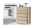 5 Chest of Drawers Tallboy Dresser Table Bedroom Storage Cabinet Drawers