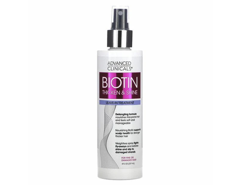 Biotin, Leave-In Treatment, 8 fl oz (237 ml)