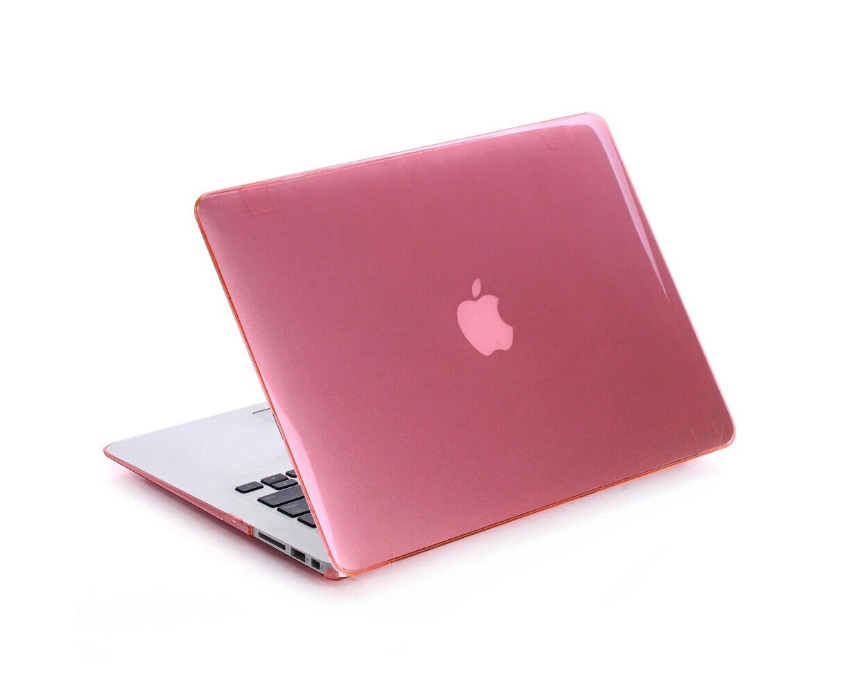 Glm Crystal case, Laptop Case Hard Protective Shell cover Plus Keyboard Cover For Apple MacBook Pro 13.3 inch Model A1706, A1989, A2159, Pink