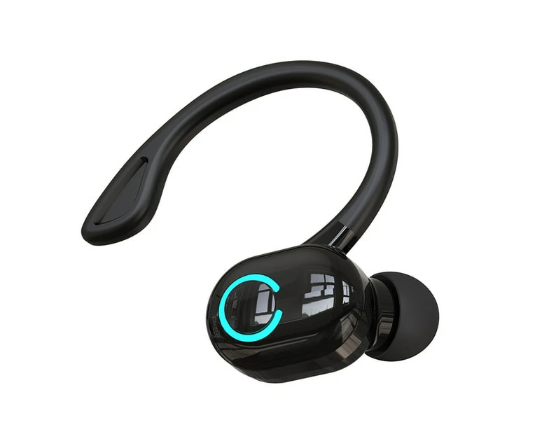 Wireless Earphones Sport Headphones Bluetooth 5.2 Earbuds Handsfree Headset With Mic for Smart Phone - Black