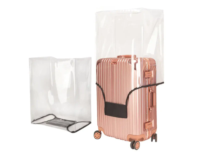 Full Transparent Luggage Protector Cover Waterproof PVC Suitcase Cover Size-24in