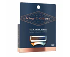 King C Gillette Neck Razor Blades 3 Pack