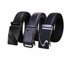 Men Luxury Leather Belt With Lock Buckle (style 02)