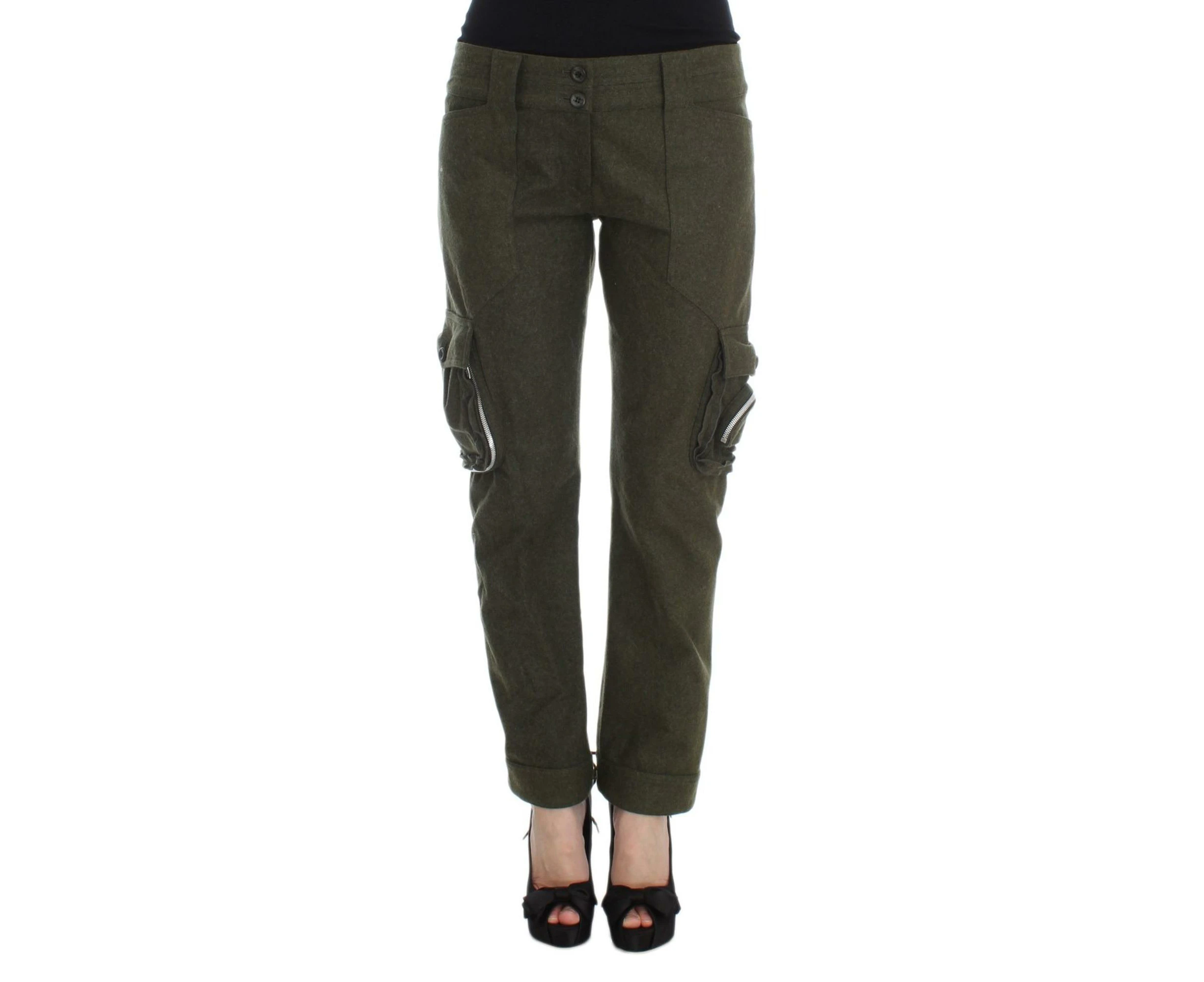 Brand New Ermanno Scervino Cargo Pants - Green