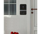 Wireless Smart Visual Doorbell WiFi Video Camera Door Ring Bell for Home with Dingdong Machine - Black