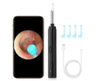 4.5mm Ear Cleaner Otoscope Ear Wax Cleaning Tool Endoscope Ear Pick Wireless Ear Camera Luminous Ear Wax Cleaning Health Care - 4.5mm Black