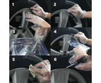 Visbella DIY Silver Alloy Wheel Repair Adhesive Kit Rim Surface Damage Car Auto Rim Dent Scratch Care Kerb Curb