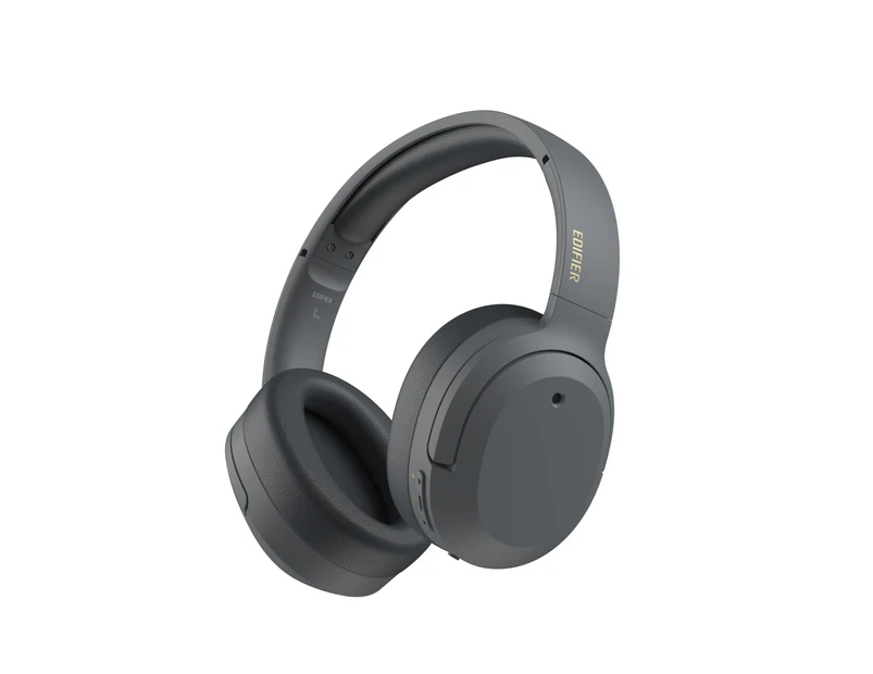 Edifier W820NB Plus Active Noise Cancelling Wireless Bluetooth Stereo Headphone Headset 49 Hours Playtime, Bluetooth V5.2, Hi-Res Audio wireless -Grey