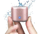 A106 Pro Wireless Mini Bluetooth Speaker Mic Bathroom Shower Speaker-Pink