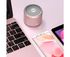 A106 Pro Wireless Mini Bluetooth Speaker Mic Bathroom Shower Speaker-Pink