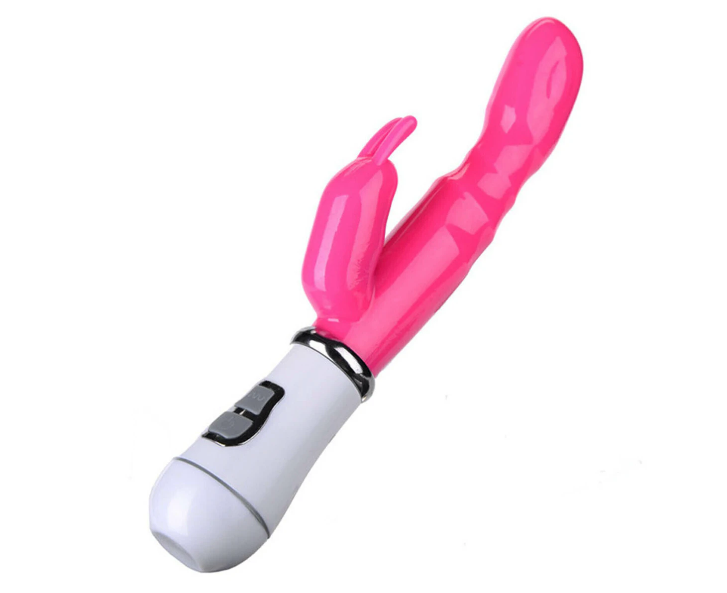 Multi Speed Jack Rabbit Vibrator Dildo Gspot Sex Toy Waterproof Wand Massage- Pink