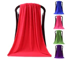 80 x 180cm Large Absorbent Microfiber Drying Beach Swim Sport Bath Towel Sheet - Red-671555