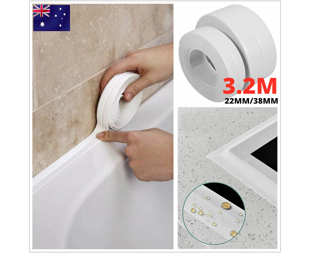 Kitchen Waterproof Wall Corner Sealing Tape Self Adhesive Bathroom Crevice Strip