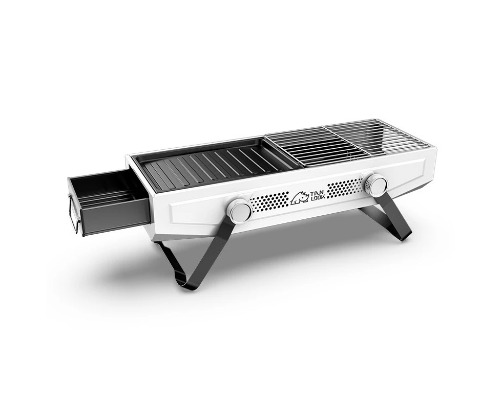 Foldable Portable Charcoal Frying Grill Grilling Outdoor Tabletop BBQ Grill For Camping Hiking Picnics