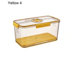 Fashion Fridge Organizer PET Premium Clear Storage - Yellow 4