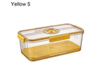 Fashion Fridge Organizer PET Premium Clear Storage - Yellow 5