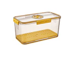 Fashion Fridge Organizer PET Premium Clear Storage - Yellow 4