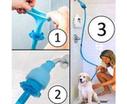 Slip-on Dog Wash Hose Handheld Showerhead Rinser Pet Supplies