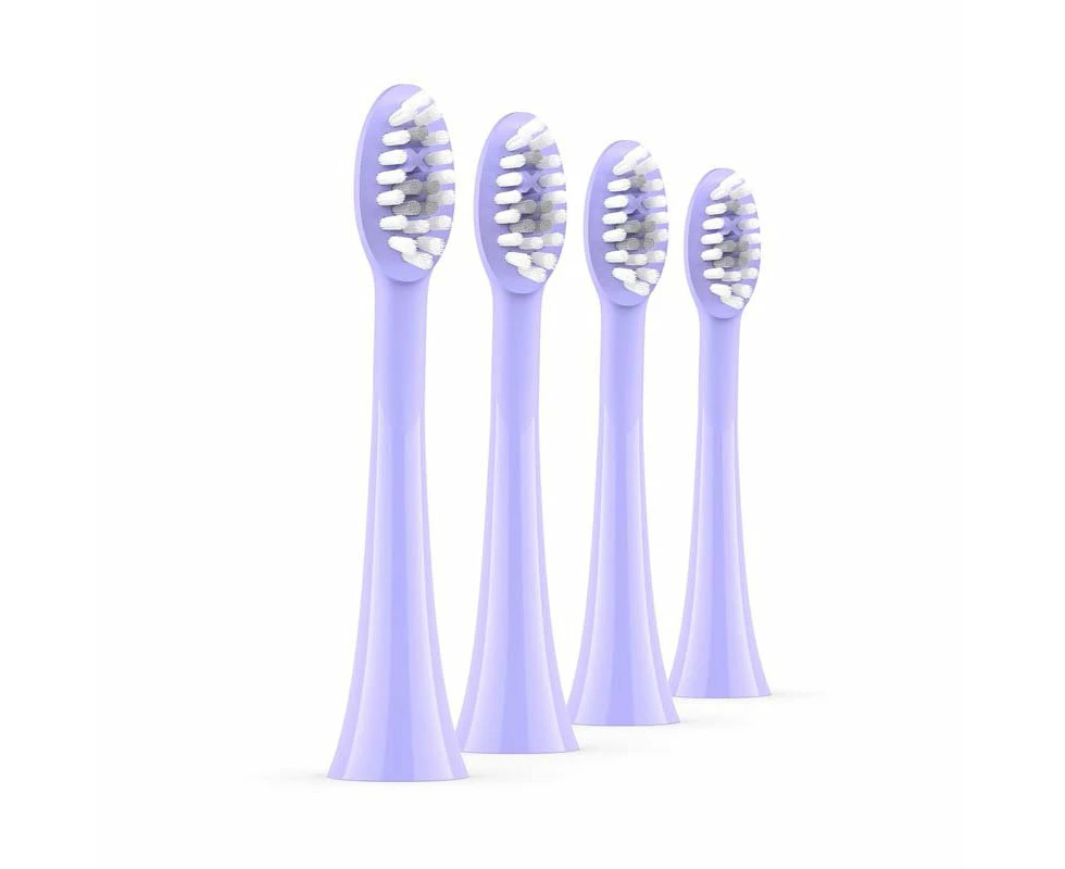 Ordo Sonic+ Brush Head 4 Pack - Pearl Violet