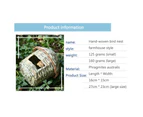 Reed Grass Bird Nest Hand Woven Bird Cage Cozy Resting Place for Birds
